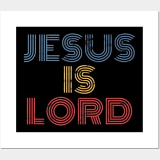 Jesus Is Lord Cool Christian Worship Posters and Art